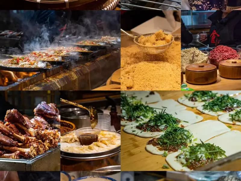 What to Eat at the Dunhuang Night Market?