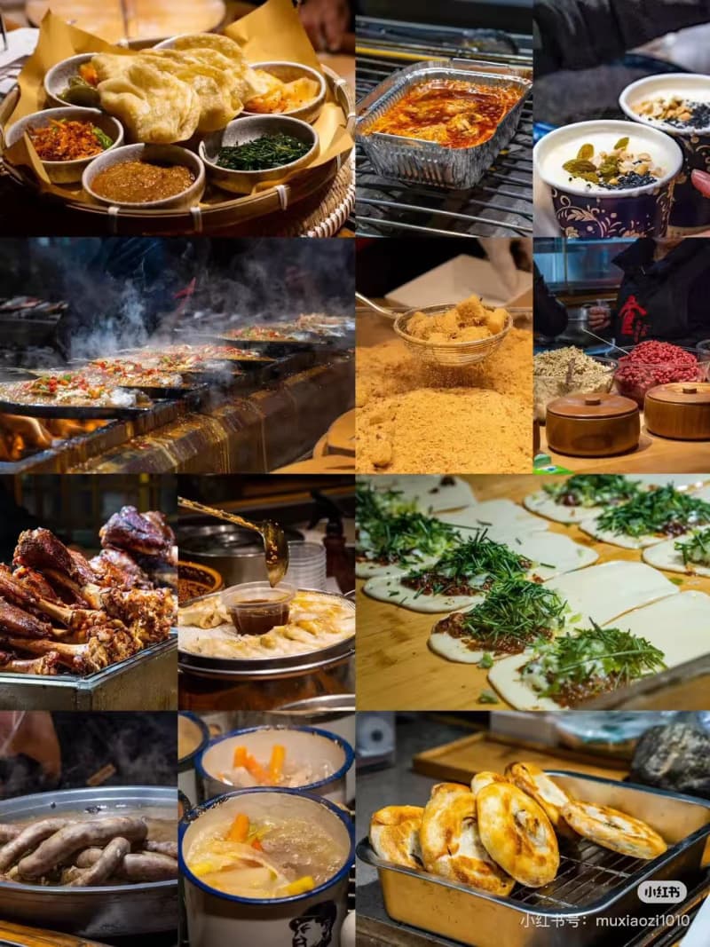 What to Eat at the Dunhuang Night Market?